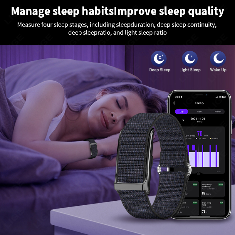 LIGE akıllı saat kalp hızı kan - Health Wellness Bracelet incelemesi ve fiyatı
