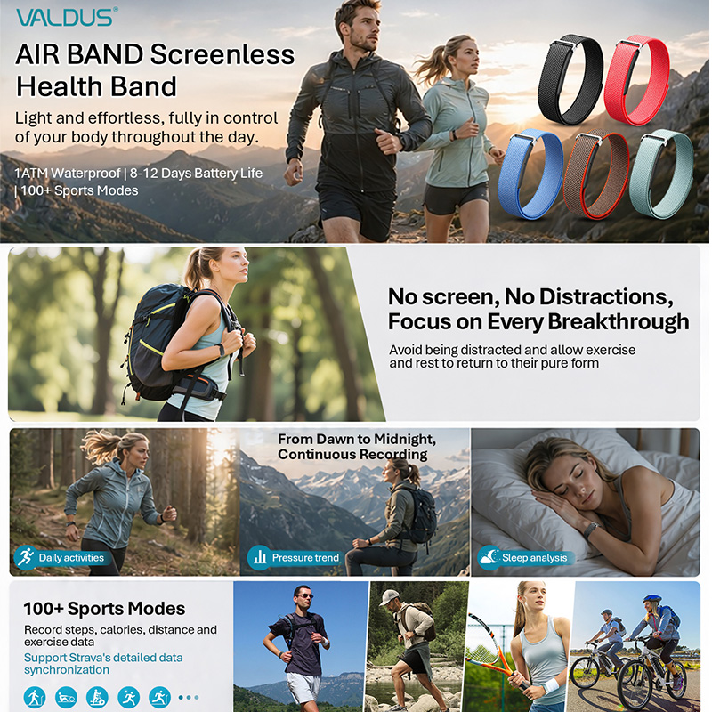 VALDUS Air Band Akıllı Bilekli - Health Wellness Bracelet incelemesi ve fiyatı