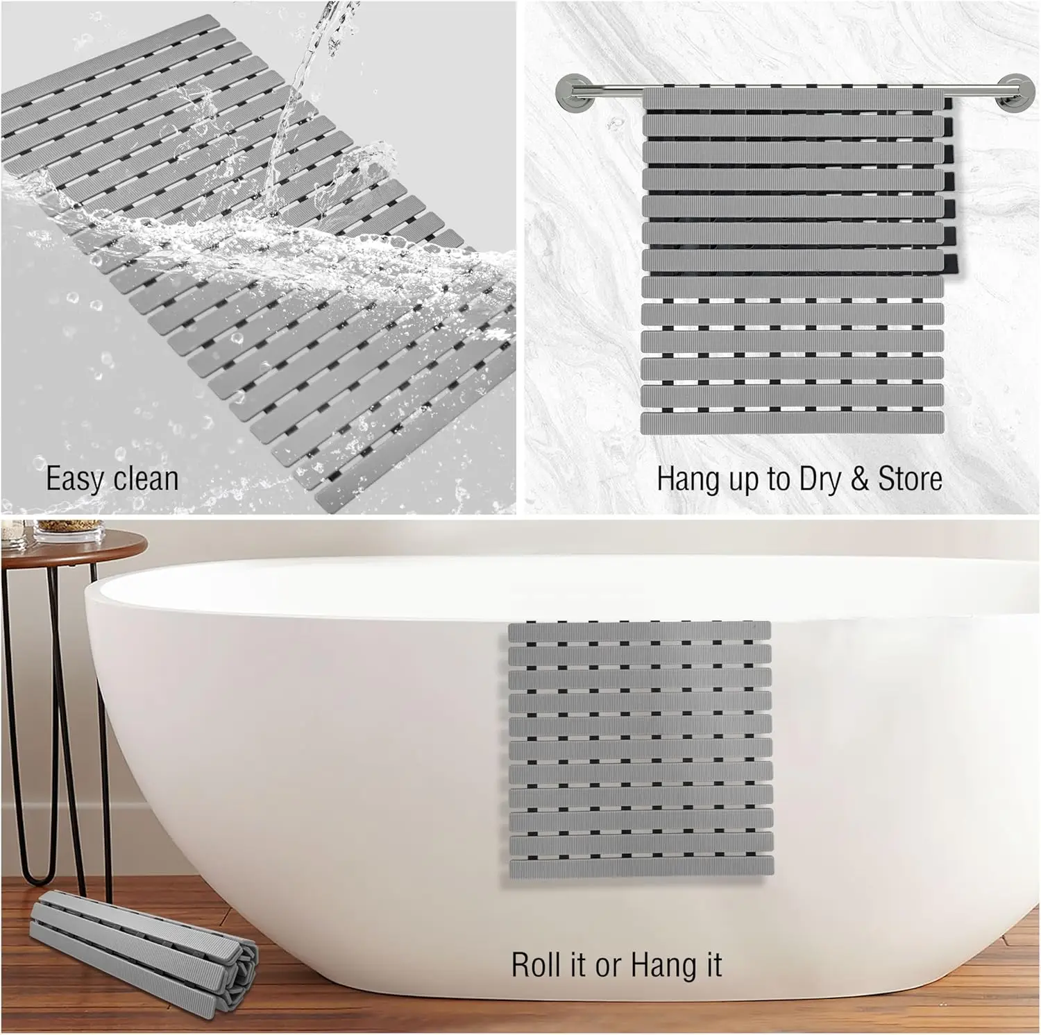 1 adet Kaymaz Küvet Paspası, D - Bamboo Bath Mat incelemesi ve fiyatı